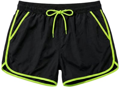Shortshort Malibu, Night Dive - Maat M - Zwemshort Heren Zwart - Swimwearclub