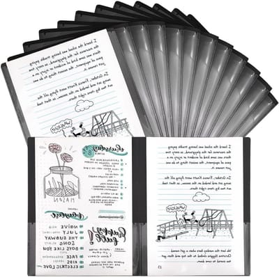 24 Stuks Stevige Plastic Mappen met Binnenvakken 30 x 24 cm - Duurzame Werkorganisatiemappen voor Kantoor, Scheurbestendig en Ideaal voor Documenten