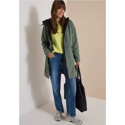 Softshell-jas met capuchon