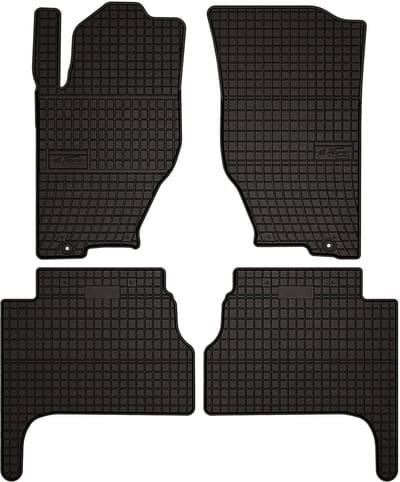 Wielganizator SolidPRO Serie - Rubber Automatten - Zwart - Op Maat - Kia Sorento I SUV 2003-2009