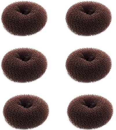 Extra kleine haarbroodje maker voor kinderen - 6 stuks, mini haardonut shaper voor kort en dun haar