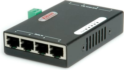 ROLINE Gigabit Ethernet PoE Injector, 4-Poorts