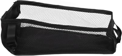 Kinderwagen Opbergnet - Kinderwagen Organizer - Baby Spullen Meenemen - Onderste Mand - 30 x 18 x 12 cm - Zwart