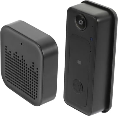Draadloze Deurbel Camera - Wifi Camera - Huis Beveiliging - Tweerichtings Audio - 11 cm Lengte - Zwart
