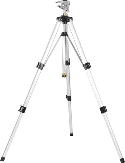 Verstelbare Heavy Duty Impact Sprinkler met Statief voor Tuin en Gazons tot 70 ft Diameter