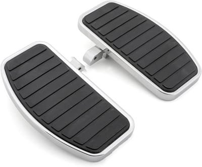 Motorfiets Voetsteunen - Vlonderplanken Accessoires - Comfortabel Rijden - Verbeterde Stabiliteit - 1 Paar - Zwart
