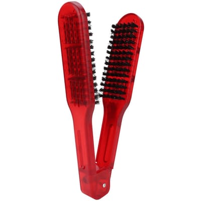 Haar Stijltang Multiplex Kam Stijltang Styling Kam Kappersgereedschap (Blauw) rood
