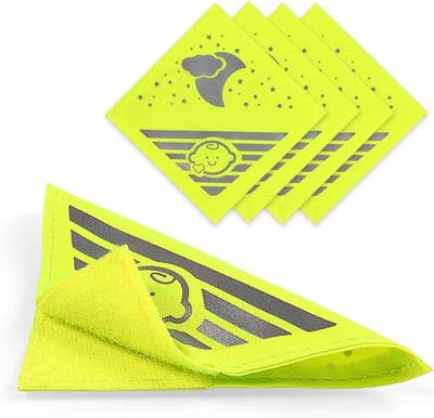 Veiligheidsreflectoren Kinderwagens - Set van 4 - Universeel - Reflectorstickers 12 x 12 cm - Geschikt voor Rugzakken, Fietsen en Rolstoelen