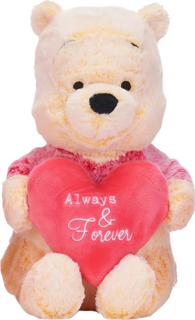 Disney Winnie The Pooh / Winnie De Poeh - Beer met Hart - Pluche Liefdes Knuffel - Teddybeer - Knuffelbeer - 27 cm