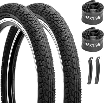 Set van 2 Binnenbanden en Buitenbanden voor Kinderfiets 16 en 20 Inch - Allround Fietsbanden