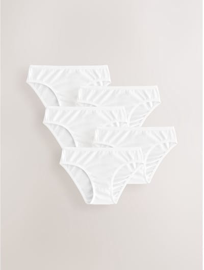 Next - Meisjes - Set van 5 bikinislips - Wit