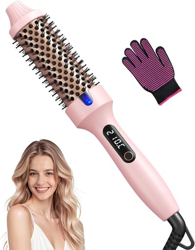 Warmteborstel 3-in-1 - Fohnborstel - Krulborstel - Krultang - Stijlborstel - Stylingapparaat