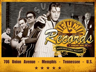 Signs-USA - Concert Sign - metaal - Sun Record Company - 20 x 30 cm