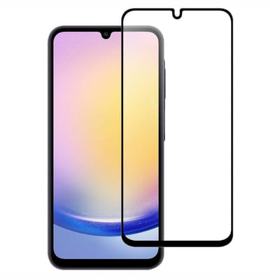 Coverup Screen Protector - Geschikt voor Samsung Galaxy S25 FE Screen Protector - Coverup Full-Cover 9H Tempered Glass - Zwart