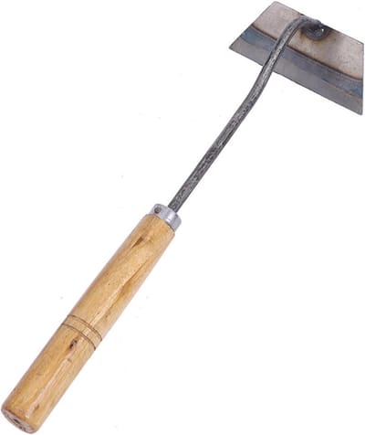 Onkruidtrekker Handgereedschap voor Tuin - Roestvrij Staal Schoffel met Houten Handvat - Multifunctioneel Gereedschap voor Verplanten en Onkruid verwijderen