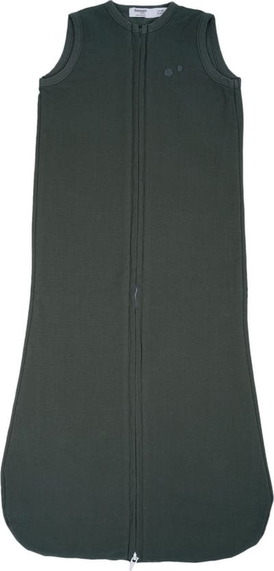 Baby Slaapzak Zomer 0-6 mnd - Zomerslaapzak 100% biologisch katoen - TOG 0.5 Dark Green - Groen - Snoozebaby