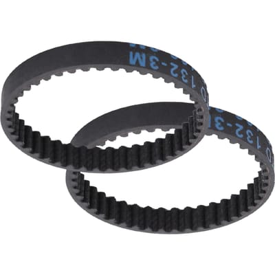 2 stuks 132 mm Rubberen Tandriem met Gesloten Lus Synchrone Riem Geschikt voor VS4?10 Axial SCX10IIIII