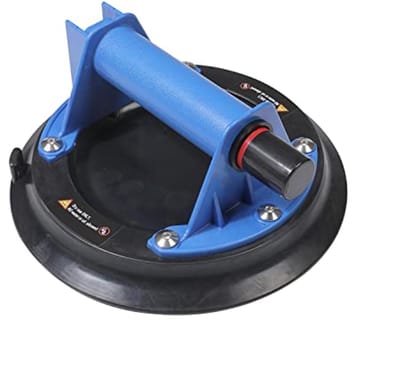 Vacuümzuignap 8 inch voor glas en tegels - Heavy Duty, 150 kg laadvermogen