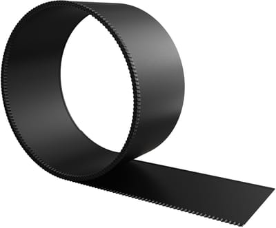 Metalen Gazonrand - 15 cm Hoog - Gegalvaniseerde Palissades Met Getande Rand - Weerbestendige Gazonrandstenen - 5 m Lang - Flexibele Tuinrand - Voor Tuin, Gazon, Maairand En Hekken (Zwart) NAIZY