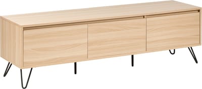 CARDIGAN - TV-meubel - Lichtbruin - Vezelplaat