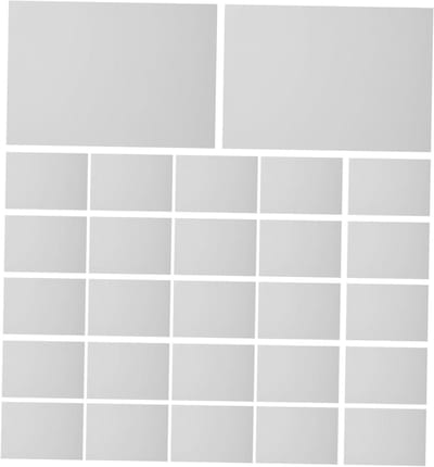 Puzzellijm Vellen - Lijmstickers Puzzel - Puzzels Beschermen - Zelfklevend Papier - 29.7 x 21 cm - Wit