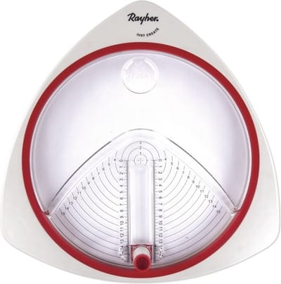 Rayher Cirkelsnijder - voor papier en dun karton - met 3 reserve mesjes - Hobby / knutselmateriaal