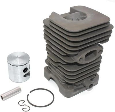 Cilinder Zuigerkit - Kettingzaag Onderdeel - Motor Onderhoud - 41 mm Nikasil - 1 cm - Zilverkleurig