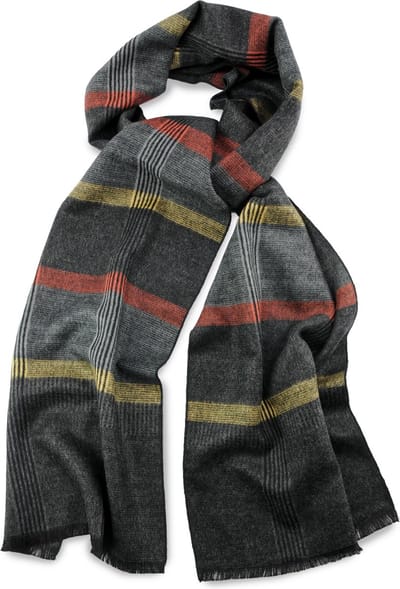We Love Ties - Sjaals - Herensjaal viscose Raynor - zwart / grijs / brique / geel