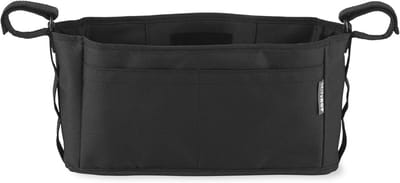 Ultra Kinderwagen Organizer voor Drankjes en Boodschappen - Zwart