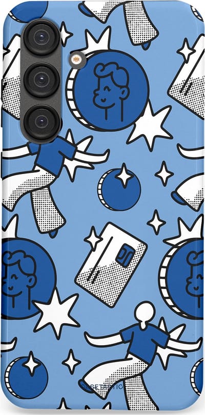 Casetastic Hoesje Geschikt voor Samsung S25 Plus - Stijlvolle Beschermende Duo-layer Case - Geldroute