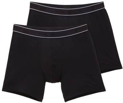 Tom Tailor Halflange boxershorts in een 2-pack in een dubbele verpakking
