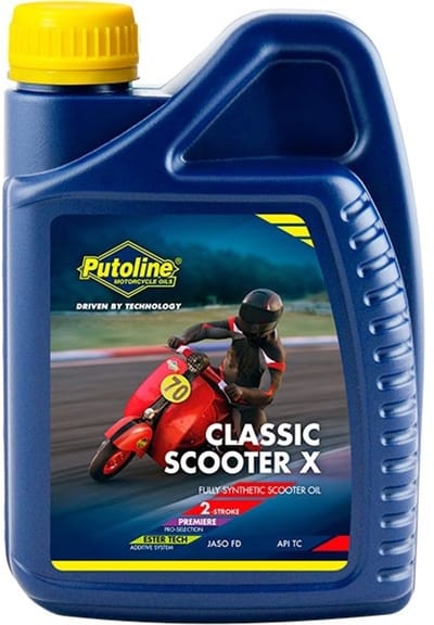 Putoline Olie - 2T - Classic Scooter X - Fles 1L
