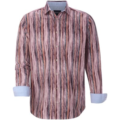 Babista herren Overhemd - 37/38 - rood - Plus Size