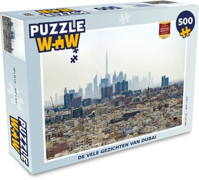 Puzzel De vele gezichten van Dubai - Legpuzzel - Puzzel 500 stukjes