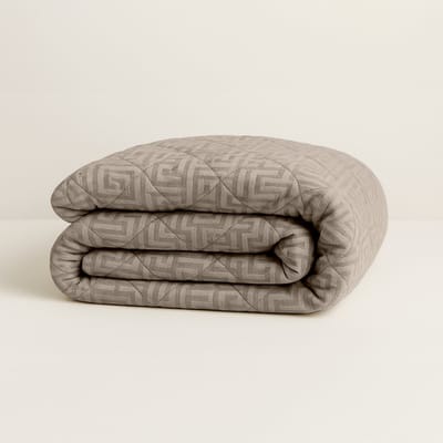 YNOT Dreambed - Snake Skin Taupe - 140x200 - Eenpersoonsdekbed - Dekbed Zonder Overtrek - Wasbaar Hoesloos Dekbed - 30 dagen proefslapen - Dekbed met vaste overtrek
