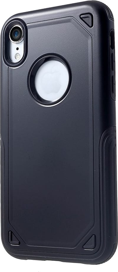 Peachy ProArmor protection hoesje bescherming geschikt voor iPhone XR case - Black