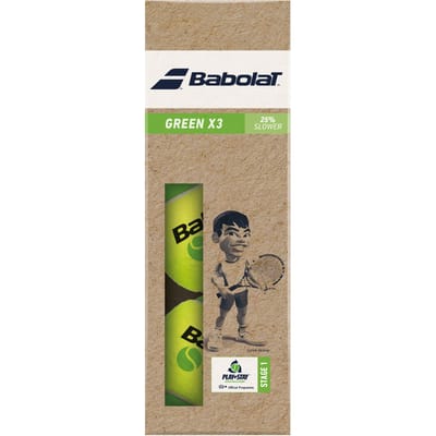 Babolat TennisballenKinderen Green X3 (3-can)