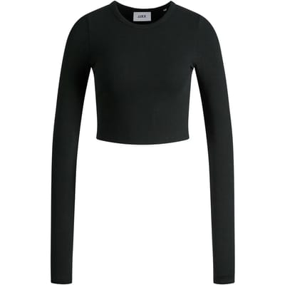 JJXX Feline Cropped Rib T-shirt Vrouwen - Maat S
