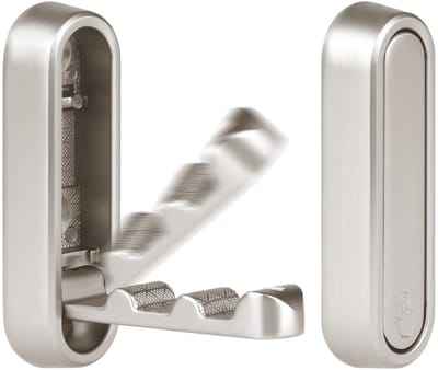 Dailygoody - Zelfklevende Aluminium Haken - Wandkapstok voor Kleding - Modern Design - Zilver - Handdoeken en Sleutels - Ideaal voor Thuis - Stijlvol ...