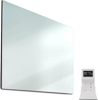 Klarstein infraroodverwarming met thermostaat, 600 W convectieverwarming, smart infraroodverwarming voor wandmontage, IR met open raam detectie, verwarming voor vochtige ruimtes zonder CO2, IP54 elektrische wandkachel