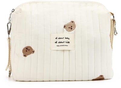 Dailygoods- Luiertas Draagbaar - Katoenen Luiertas - 25 x 17 x 10 cm - Lichtgewicht - Huidvriendelijk - Ideaal voor Moeders - Baby Tas