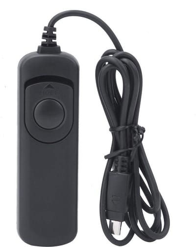 Dailygoody - Bedrade Camera Sluiter Remote Trigger - Afstandsbediening voor camera - 1,2 meter kabel - Geschikt voor Nikon Z6 Z7 D7500 D750 D7200 D710