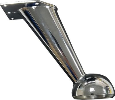 FLE - Stalen meubelpoot chroom conisch 5 bij 14 cm en hoogte 12,5 cm