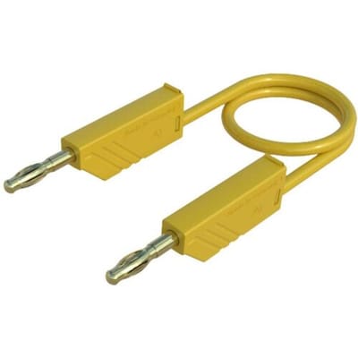 Hirschmann Test & Measurement MLN 100/2,5 GE Meetsnoer Banaanstekker 4 mm Banaanstekker 4 mm 1.00 m Geel 1 stuk(s)