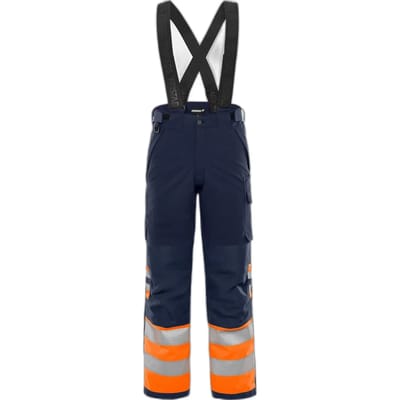 Fristads High vis winterbroek klasse 1 2681 GLPS - Hi-Vis oranje/marineblauw - XS