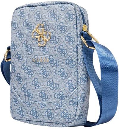 GUESS, 10'' Schoudertas Model 4G, Blauw