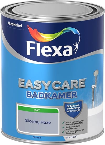 Flexa - Easycare Badkamer - Stormy Haze - Mengverf - 1 L