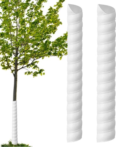 Boombeschermer Spiraal - Planten Bescherming - Bescherm Jonge Bomen - Verstelbare Diameter - 41 cm Lengte - Groen