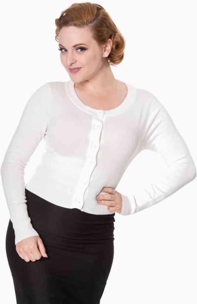 Dancing Days - DOLLY Cardigan - S - Wit