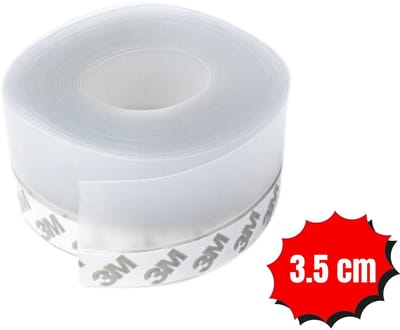Tochtstrips voor Deuren en Raam Zelfklevend - 5 Meter x 3,5 cm - Transparant – Tochtstrip Deur - Tochtband - Sealing Strip – Tocht Strip – Tochtstopper